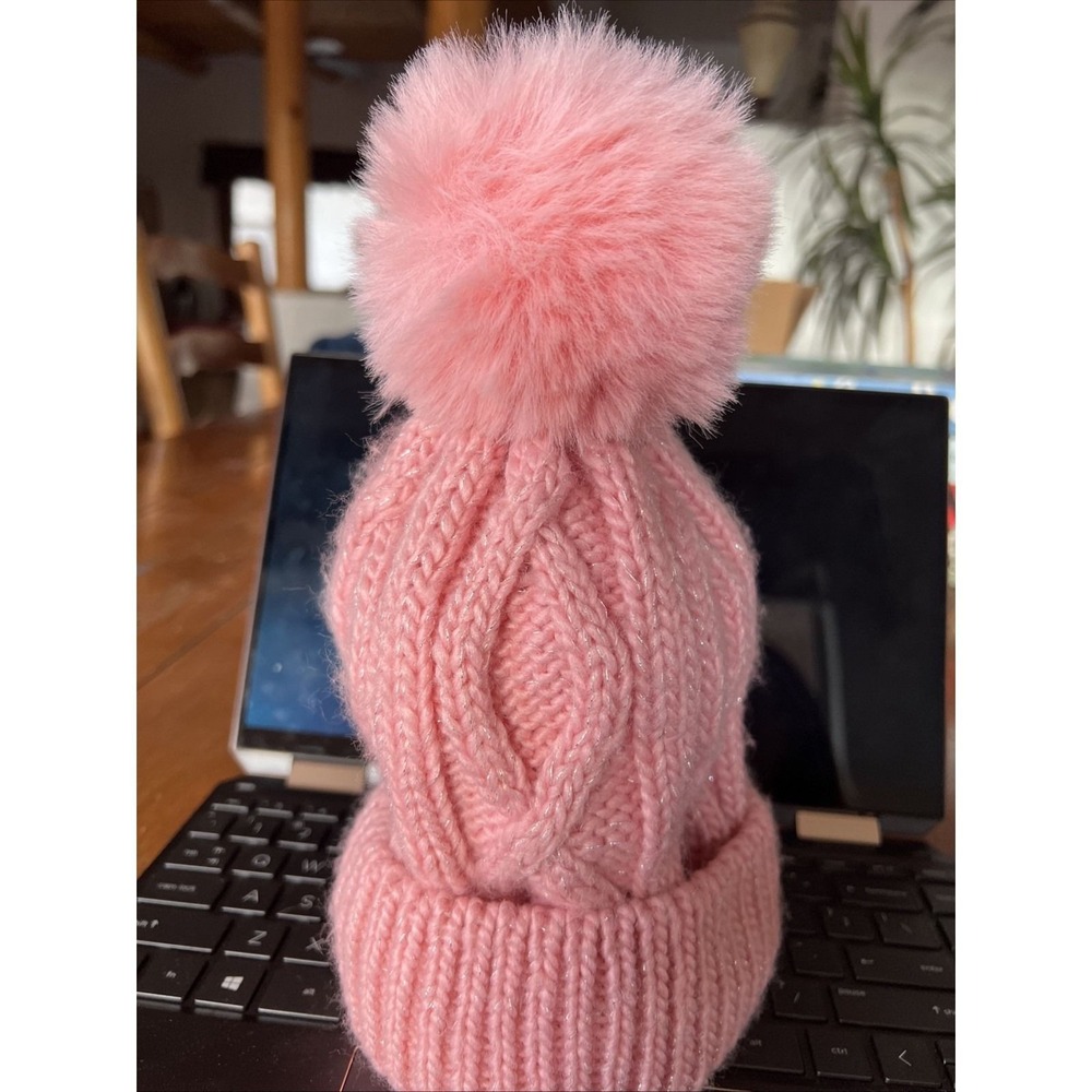 Girls Pink Winter Hat